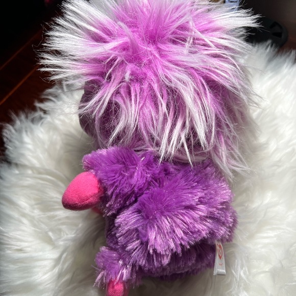 Ty Frizzys Zwippy 9” Plush Stuffed Monster Toy Sparkle Big Eyes - Picture 3 of 16